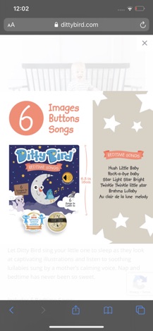 Sách nhạc tương tác Ditty bird