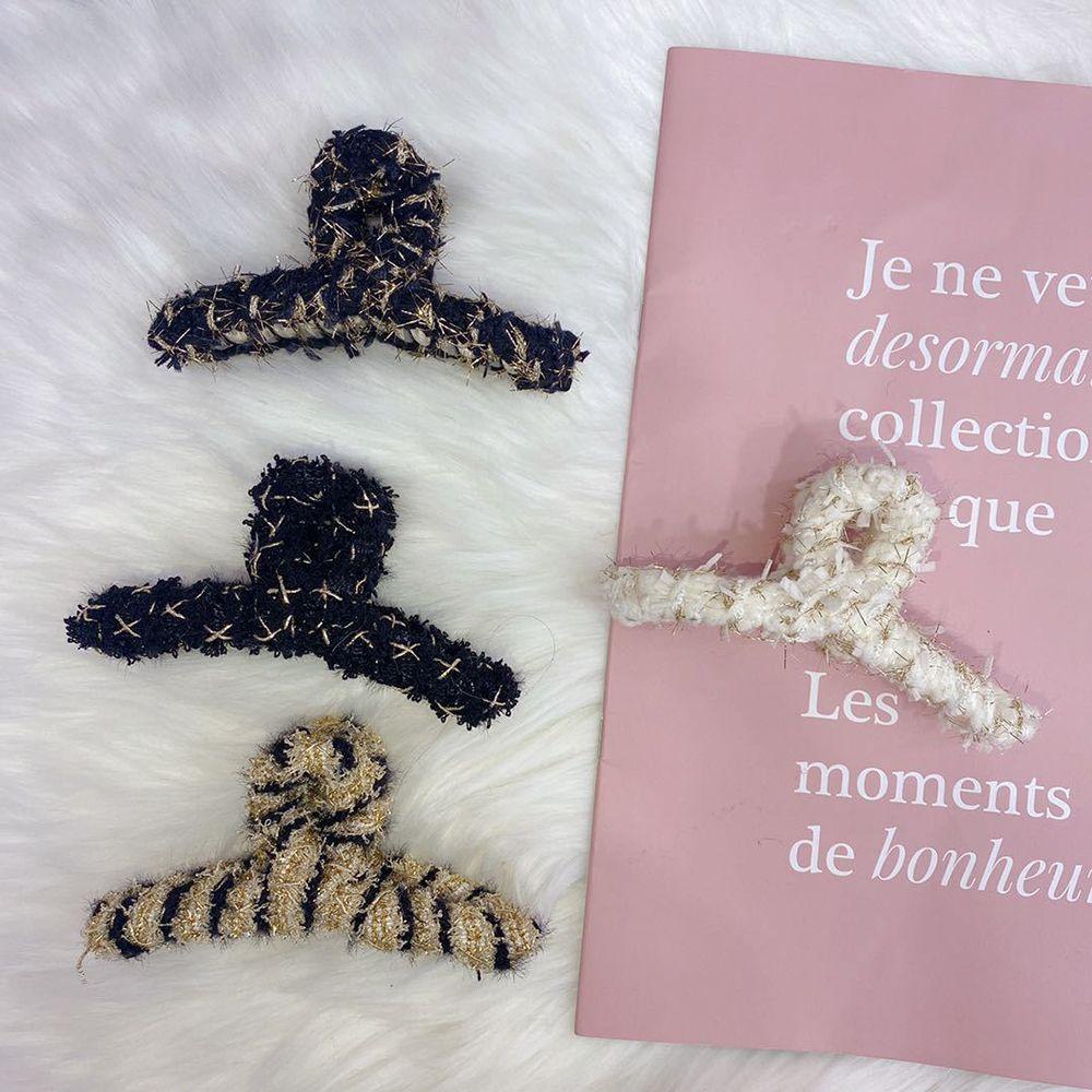 Kẹp Tóc Càng Cua Lớn Bằng Vải Bông Cho Nữ