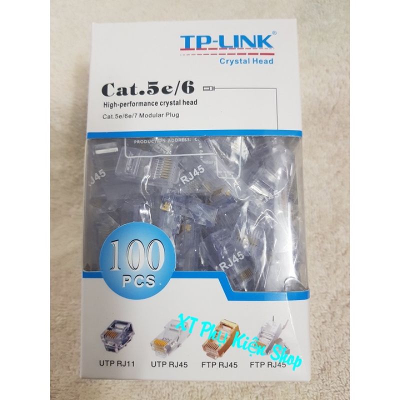 ĐẦU RJ45 100 CÁI Tp- linkTốt/ Thường