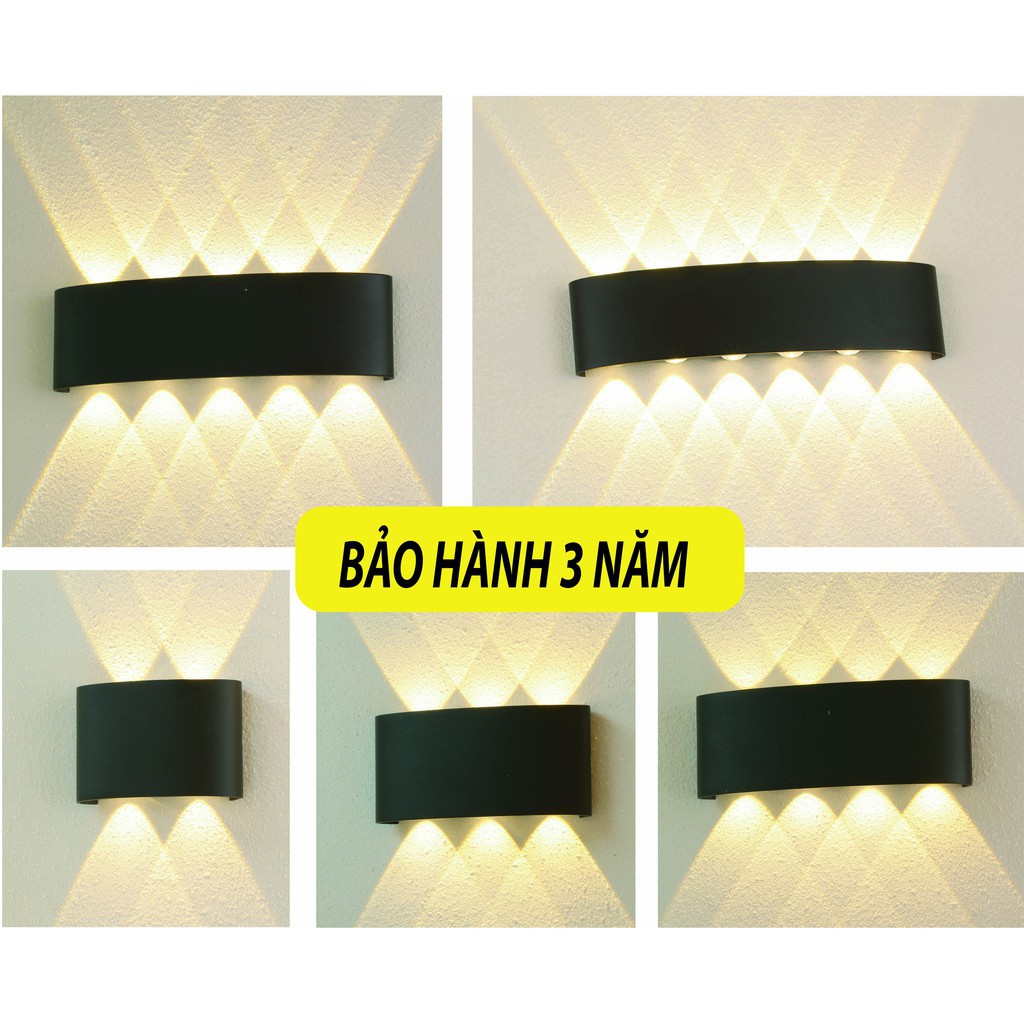 Đèn tường 2 đầu ,đèn hắt tường sân vườn,cầu thang 2W-4W-6W-8W-10W-12W (đủ W)