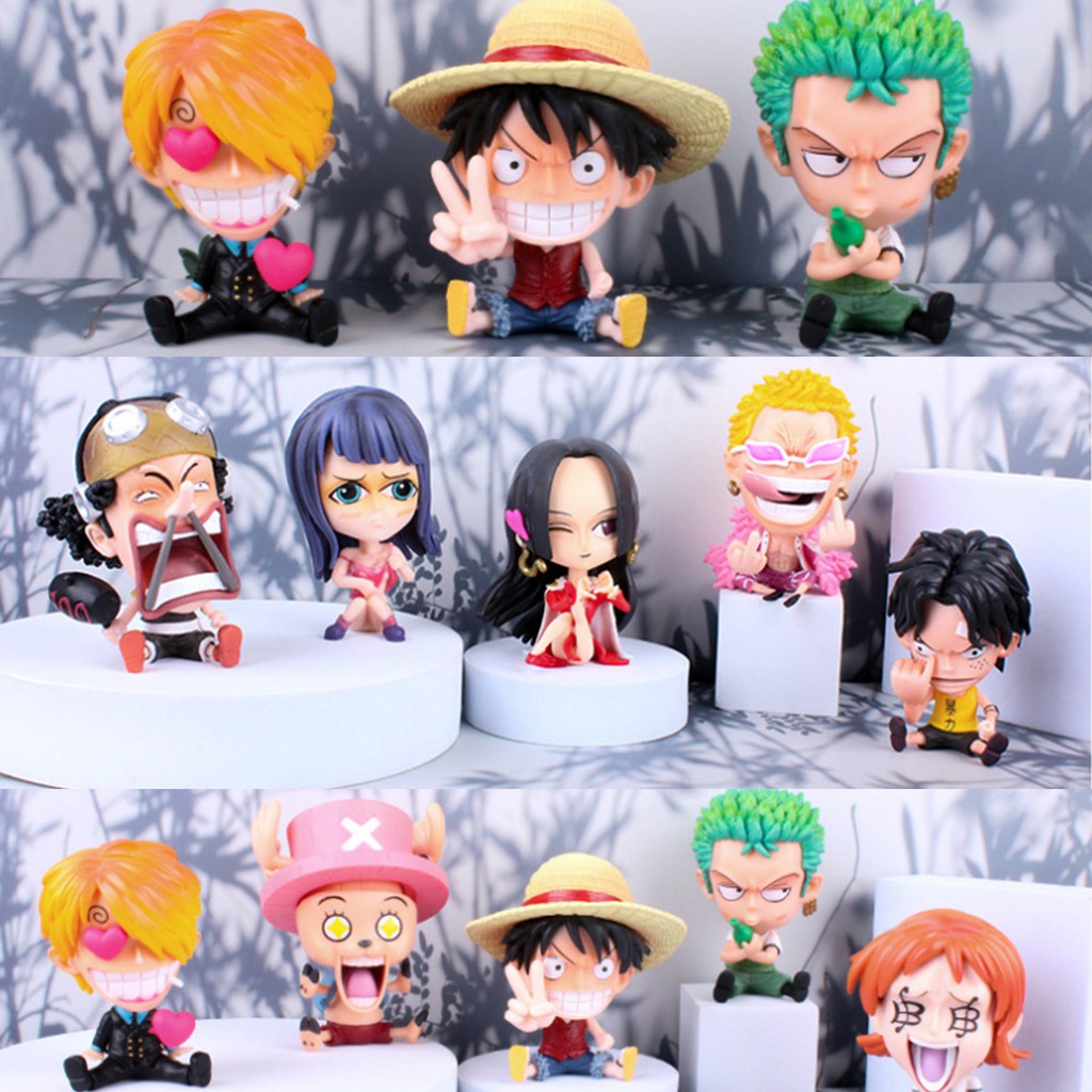 Mô Hình Nhân Vật Luffy / Roronoa Zoro / Nami / Usopp / Sanji / Tony Chopper / Nico Robin / Franky / Jinbe Trong One Piece