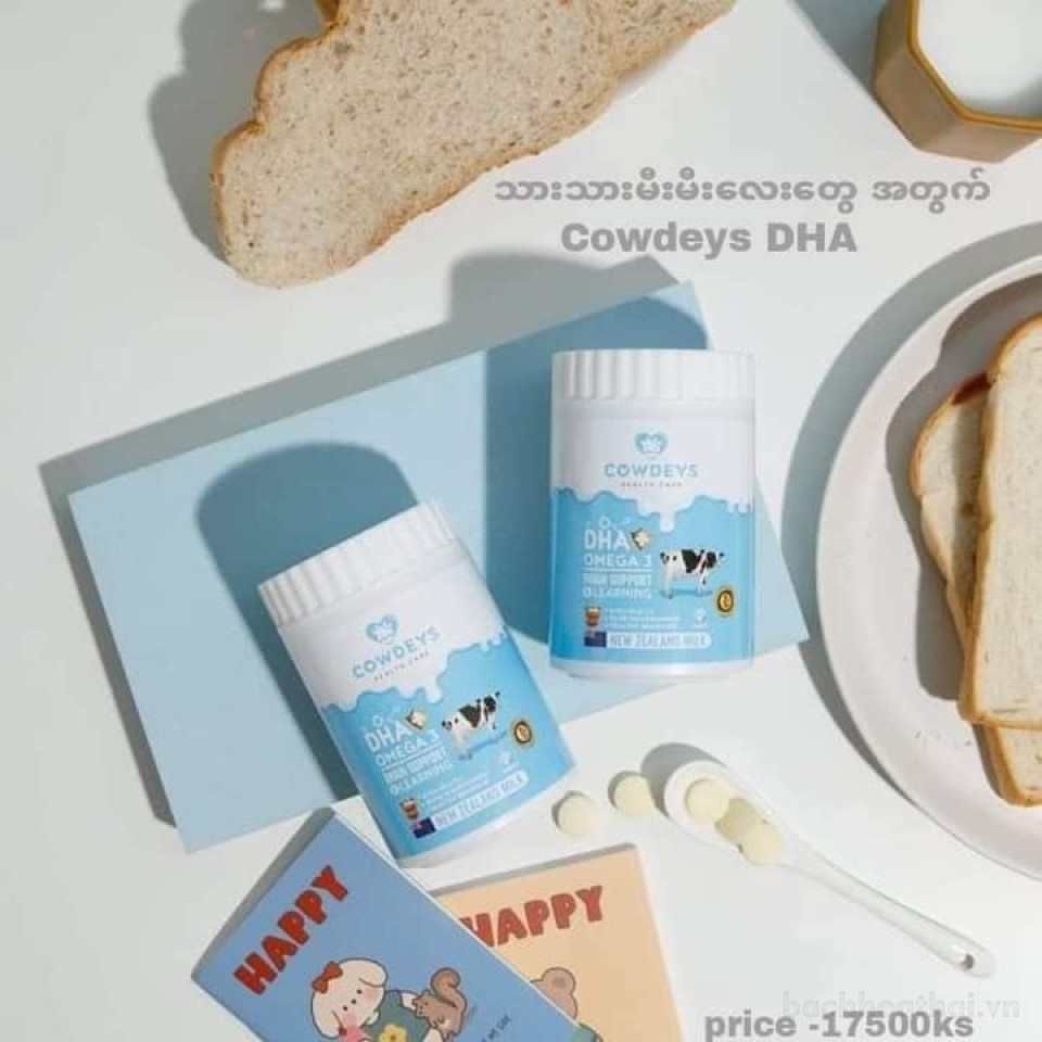 Sữa nén dạng vıên Cowdeys DHA Sweetened Flavour Milk Tablet Thái lan