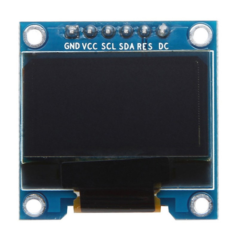 1 Mô Đun Hiển Thị Màn Hình OLED IIC 6 Chấu 0.96inch 128x64 I2C SSD1306 LCD Màu Trắng Cho Arduino