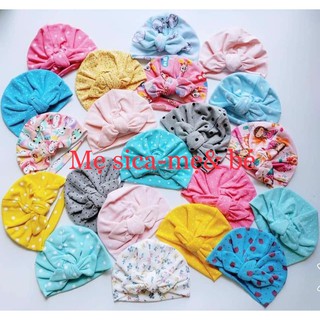Nón turban cho bé gái từ 2-9 tháng tuổi- màu ngẫu nhiên