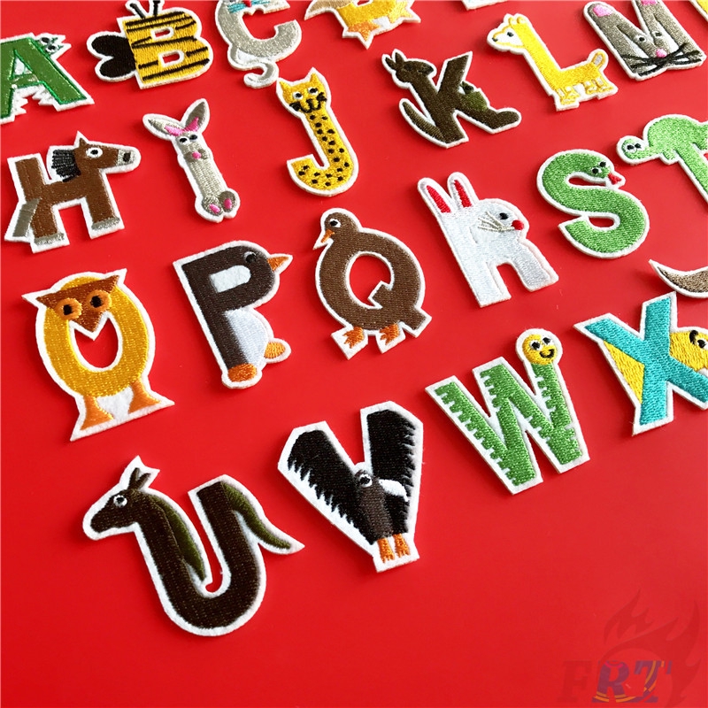 Miếng vá hình động vật hoạt hình anime DIY dạng ủi/ may lên