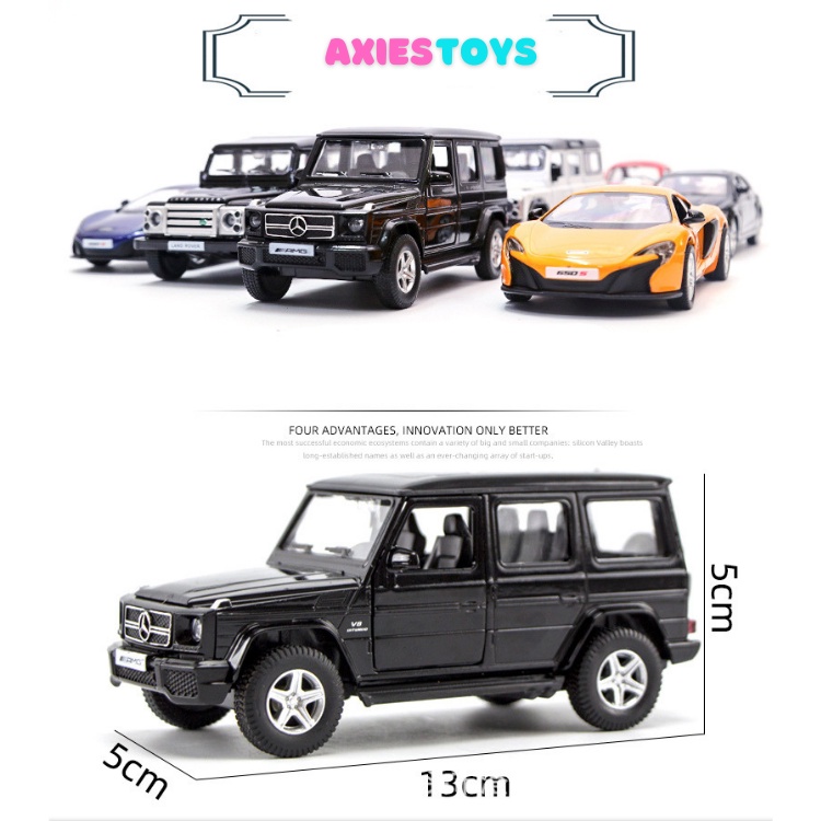 Xe Mô Hình Ô Tô Hợp Kim Đồ Chơi Cho Bé Tỉ Lệ 1:36, Xe Dây Cót Mở Cửa, Mercedes, Lamborghini, Audi