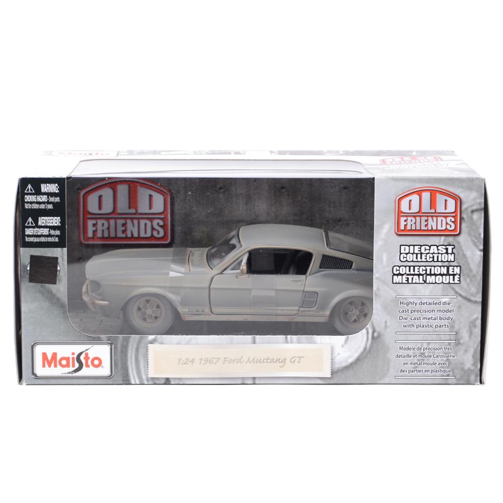 Mô hình xe hơi MAISTO Ford Mustang GT 1967 tỷ lệ 1:24 phong cách retro