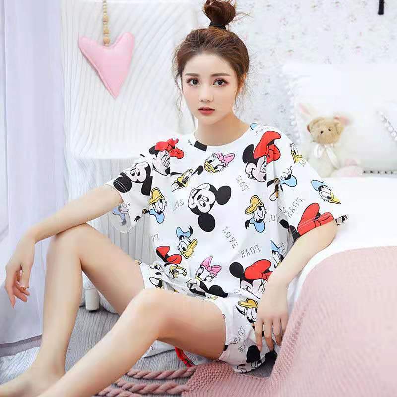 Bộ Đồ Ngủ Tay Dài Dáng Rộng Phối Ren Hoa Văn Kẻ Ô Plus Size Thời Trang Mùa Thu 2022