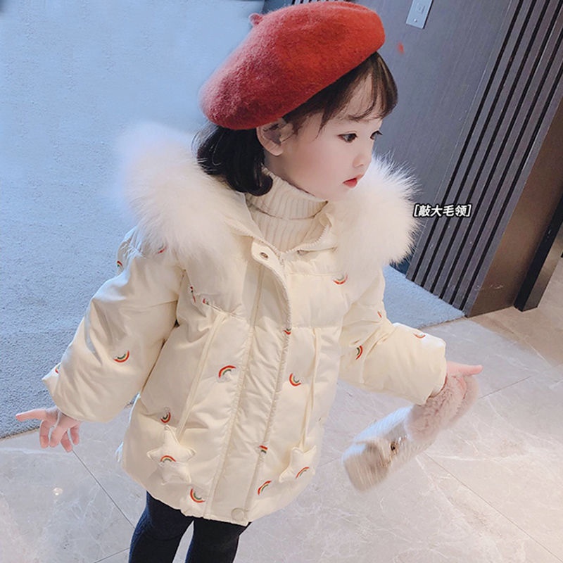 LOẠI 1- Áo khoác phao cho bé gái 12-30kg mũ lông ấm áp dễ thương, có ảnh thật
