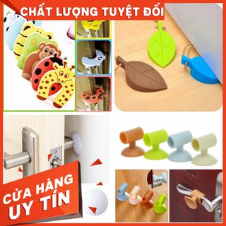 [GS][FREESHIP-150K] DỤNG CỤ CHẮN CỬA HÌNH THÚ, SILICONE TAY CẦM, HÌNH TRÒN, CHIẾC LÁ [SALE]