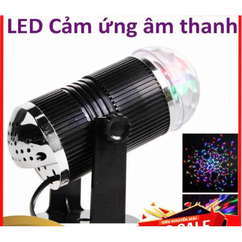 ĐÈN LED ĐÈN VŨ TRƯỜNG CẢM ỨNG ÂM NHẠC TRANG TRÍ NHIỀU MÀU SẮC CỰC ĐẸP