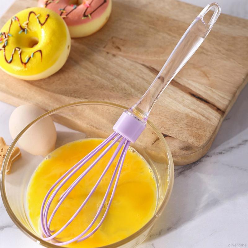 Dụng cụ đánh trứng cầm tay bằng silicon tiện dụng chất lượng cao