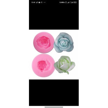 Khuôn rau câu silicon 4D Hồng nghiêng Mã HL1D3K