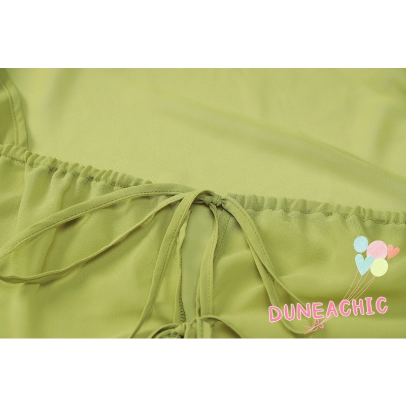 Áo Sơ Mi Tay Dài Cổ Vuông Xẻ Tà Thắt Dây Trẻ Trung Hợp Thời Trang Cho Bạn Gái