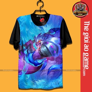 Áo Liên Quân , Áo Thun Liên Quân Mobile Kil'Groth Unisex Nam Nữ Cổ Tròn Basic Tay Ngắn Form Rộng / Thegioiaogame.com