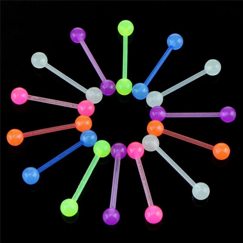 K1LU01-Khuyên Lưỡi Coloful - Nhựa Sinh Học - An toàn cho cơ thể - 69STORE