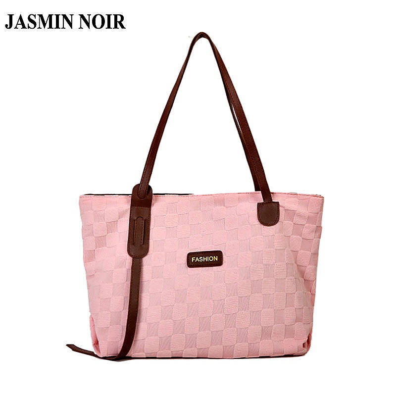 Túi Xách JASMIN NOIR Đeo Vai Vải Bạt Ngăn Chứa Rộng Thời Trang Nữ Đơn Giản