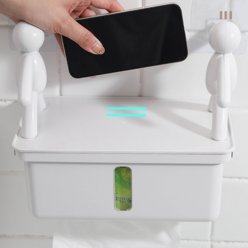 Khay Đựng Khăn Giấy Gắn Tường Hình Con Người Tiện Dụng