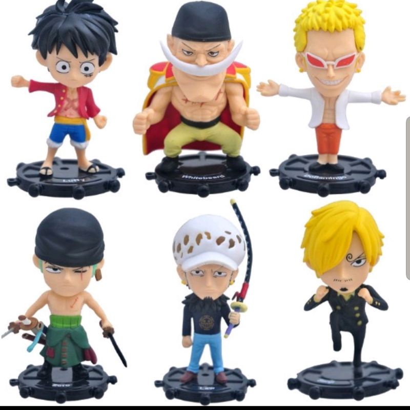 Mô hình One Piece: Luffy Sanji Zoro Law Dolflamingo Newgate