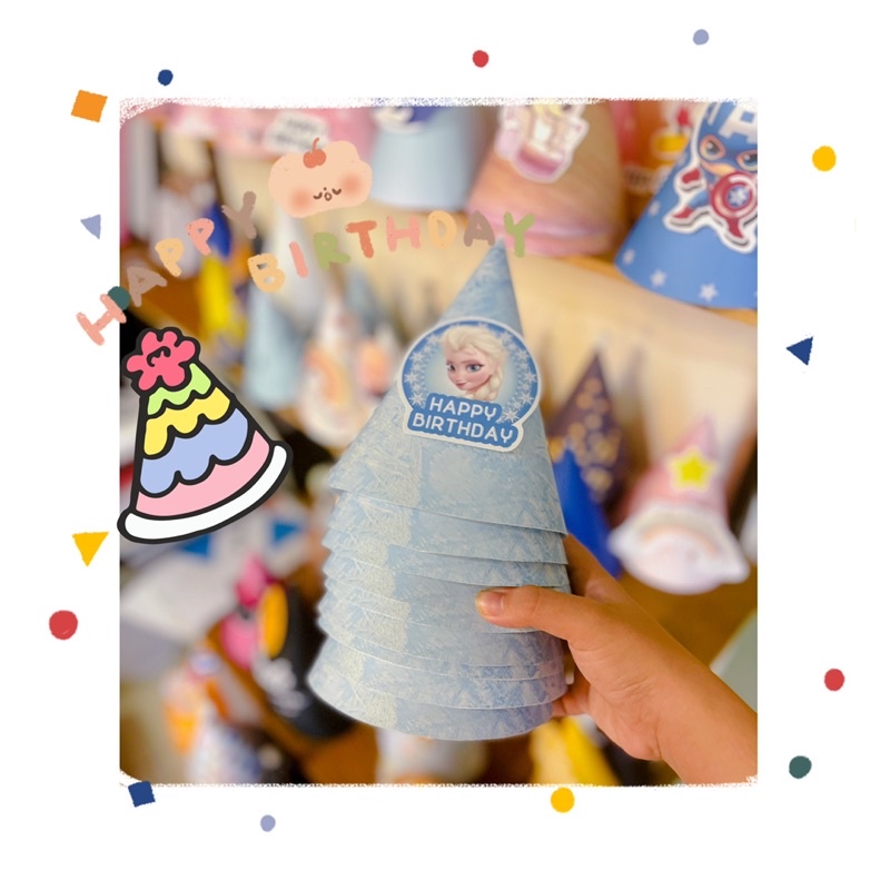 Mũ sinh nhật chuyên sỉ cho tiệm bánh kem