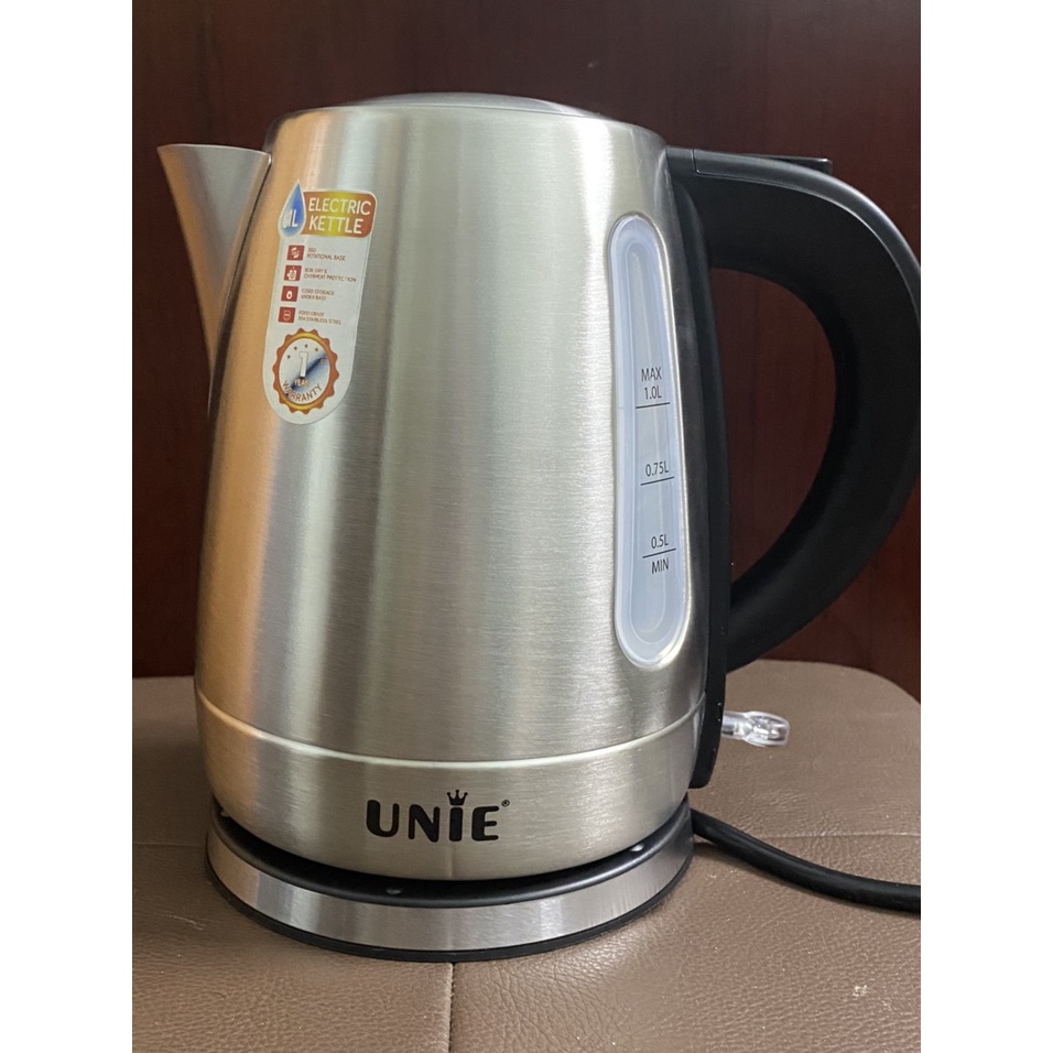 Ấm siêu tốc inox Unie UE-300 1 Lít, 1850W