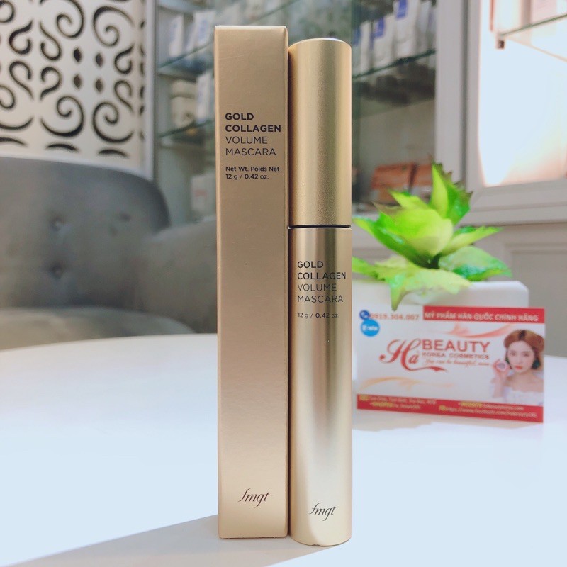 [The Face Shop AUTH] Mascara làm Dày và Dưỡng Mi GOLD COLLAGEN MASCARA VOLUME 12g TFSN20 | BigBuy360 - bigbuy360.vn
