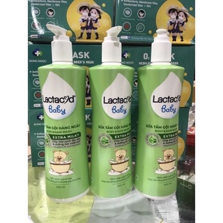 Sữa tắm gội lactacid milki vòi    (hang công ty) 500ml
