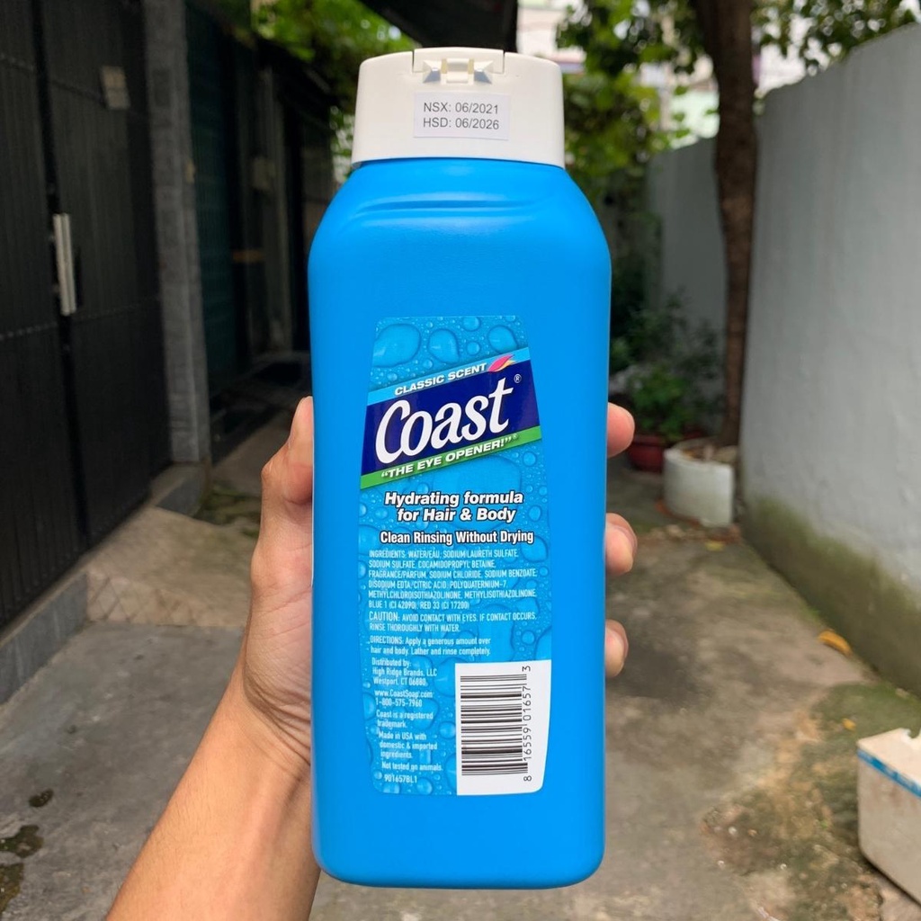 Sữa tắm Coast Classic Scent 946ml Mỹ - Hàng nhập khẩu