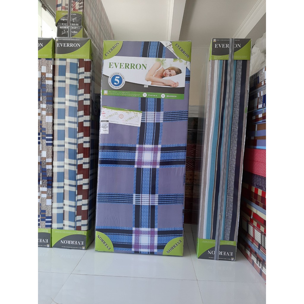 Đệm Bông Ép EVERRON Cao Cấp Thoáng khí - TẶNG Vỏ Ga, Gối Trí Giá 550K