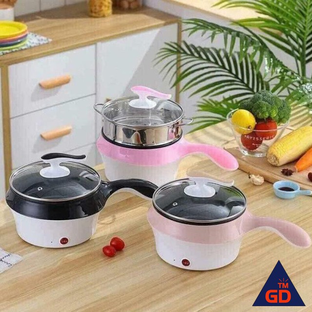 Nồi lẩu hấp mini 2 tầng đa năng chống dính 2 trong 1