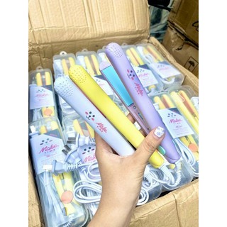 Máy kẹp tóc mini tặng kèm 2 kẹp mỏ vịt+ lược đuôi nhọn