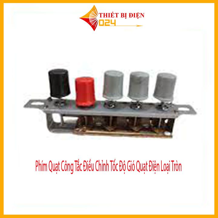 Phím Quạt Công Tắc Điều Chỉnh Tốc Độ Gió Quạt Điện Loại Tròn