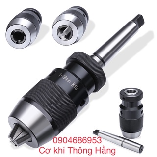 Mang ranh kẹp nhanh 1-16mm côn B18 kẹp chắc chắn độ bền cao, hiệu HJW xuất xứ Đài Loan.