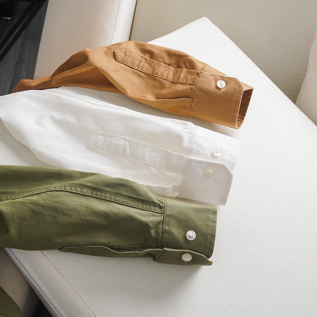 SMLC5 - PHẢI NÓI LÀ CỰC ĐẸP - Áo Sơ mi denim kẻ tăm phối 2 túi , 1 chiếc Sơmi ôm slimfit , 5 màu siêu chất siêu đỉnh | BigBuy360 - bigbuy360.vn