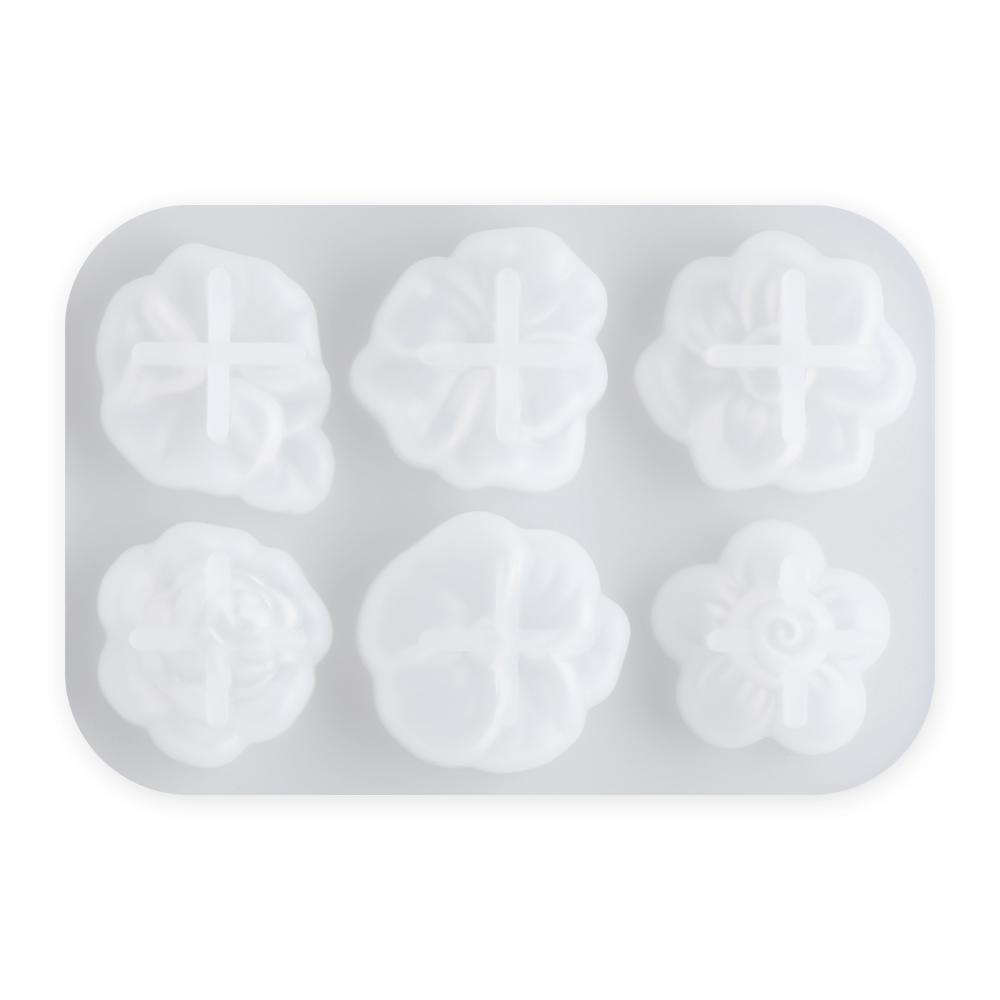 KRNY Khuôn Silicone Làm Trang Sức Thủ Công Hình Hoa Sen