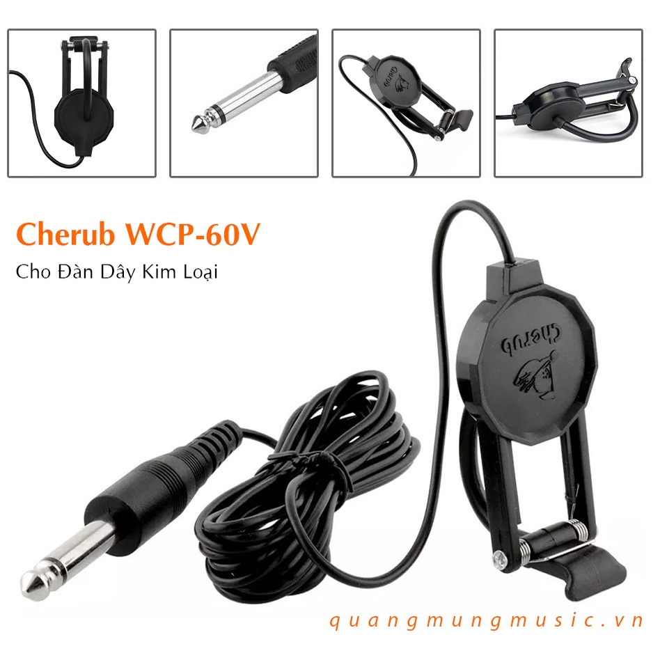 Bộ Tăng Âm – Pickup WCP-60V – Bộ Thu Phát Chuyên Dùng Cho Guitar, Violin, Đàn Nhị, Pipa