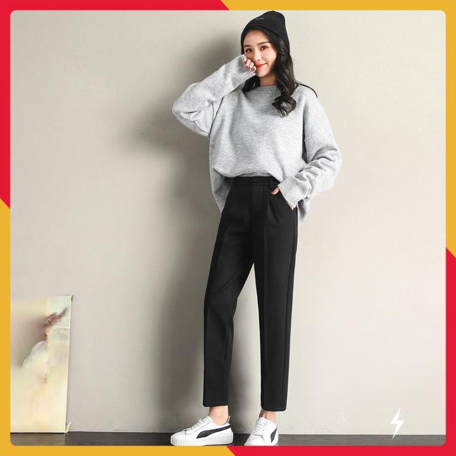 Quần tây nữ công sở form dáng đẹp [HÀNG VNXK] - Quần âu công sở thiết kế khóa giữa vải tuyết mưa xịn, mịn | BigBuy360 - bigbuy360.vn