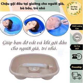 Chậu gội đầu tại giường cho người già, bà bầu, trẻ nhỏ