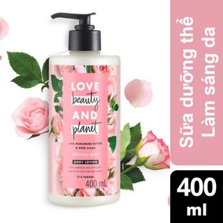 CHÍNH HÃNG DƯỠNG THỂ LOVE BEAUTY AND PLANTNET 400ML CÁC LOẠI