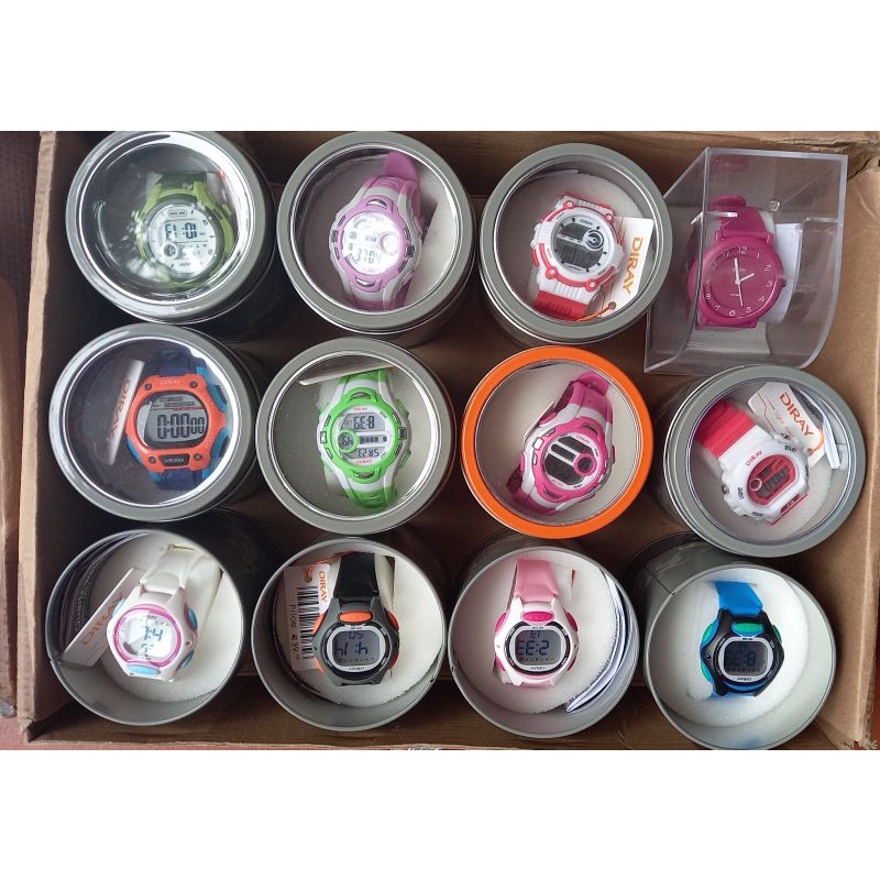 Đồng hồ trẻ em điện tử Diray  hàng cao cấp có bảo hành, dây silicon