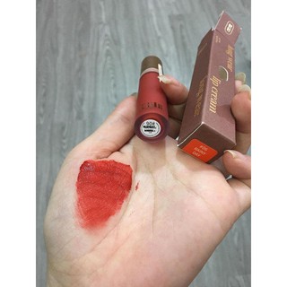 Son kem lì Gilaa 06Rainy Day - Đỏ Cam Long Wear Lip Cream Full Size 5g