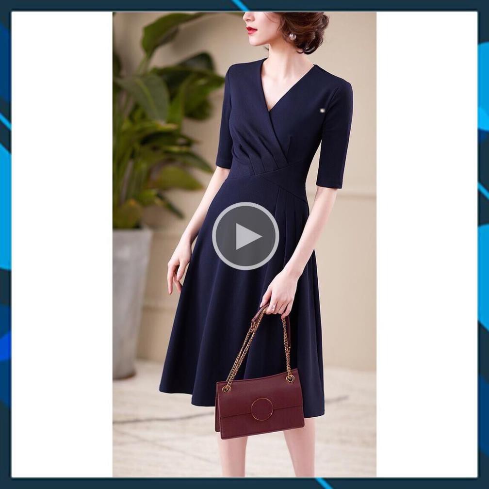 VÁY DÁNG DÀI | ĐẦM NỮ ĐẦM DÁNG XOÈ ĐẮP NGỰC XẾP LI | BigBuy360 - bigbuy360.vn