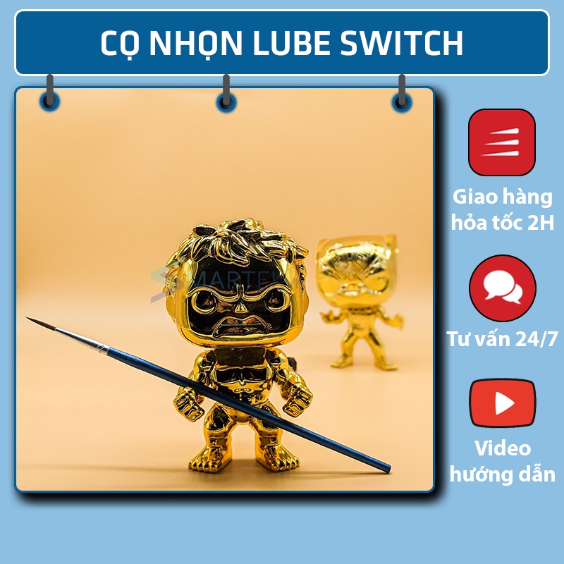 Cọ Lube đầu nhọn | Lube Switch | Lube Stab | Cọ Vẽ | Chổi Lube