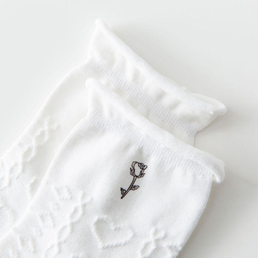 Vớ Đồng Phục Họa Tiết Lá Cây Dễ Thương Phong Cách Hàn Quốc 1 Cho Nữ