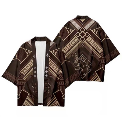 Áo kimono hóa trang nhân vật Kaedehara Kazuha cỡ lớn kiểu dáng thời trang