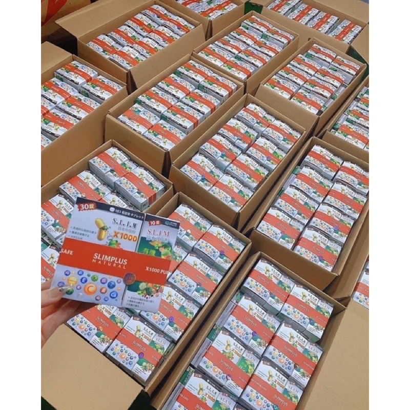 Viên giảm cân slim x1000 mẫu mới tặng kèm detox