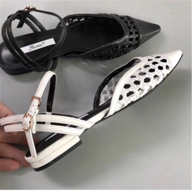 Giày búp bê đen size 36