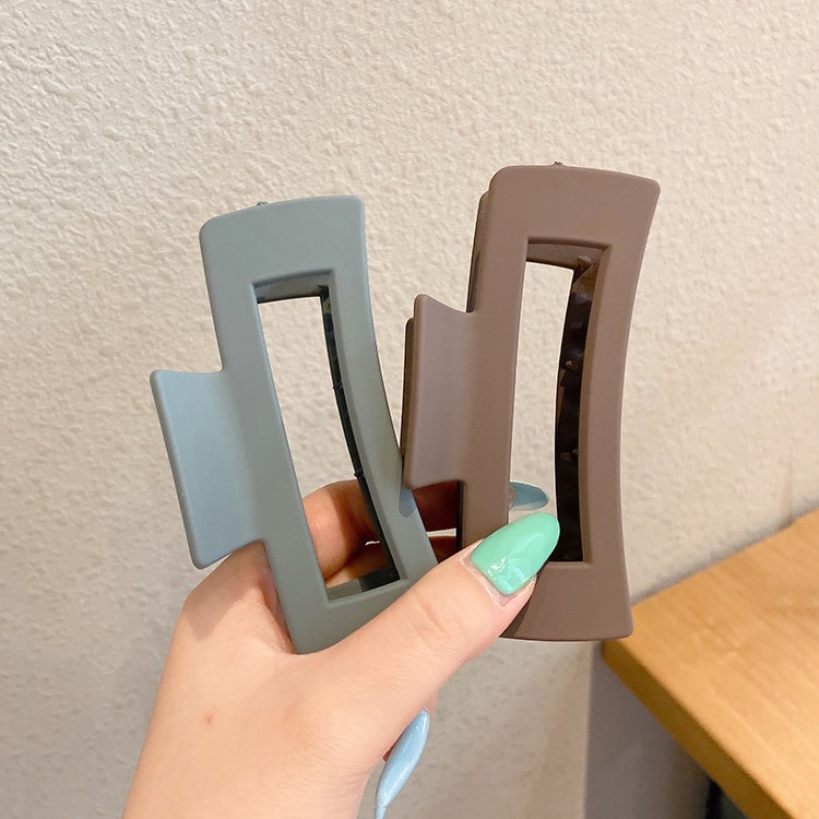 Kẹp tóc càng cua Hàn Quốc nữ đẹp hottrend nhám cỡ size lớn iLita cặp búi tóc dễ thương cào 10 răng, 14 răng