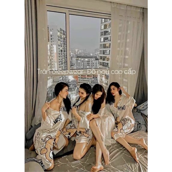 đầm ngủ tay lỡ - đầm ngủ gấu - mochino - carotshop | BigBuy360 - bigbuy360.vn