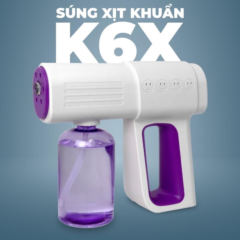 Máy Xịt Khử Khuẩn K6X NaNo Hàng Chính Hãng - Máy phun sương khử trùng sát khuẩn K6X